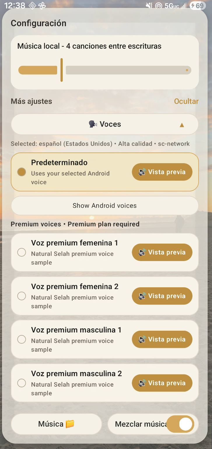 Voces en español